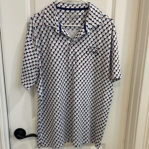 Barstool Geometric Pattern Men's Golf Shirt